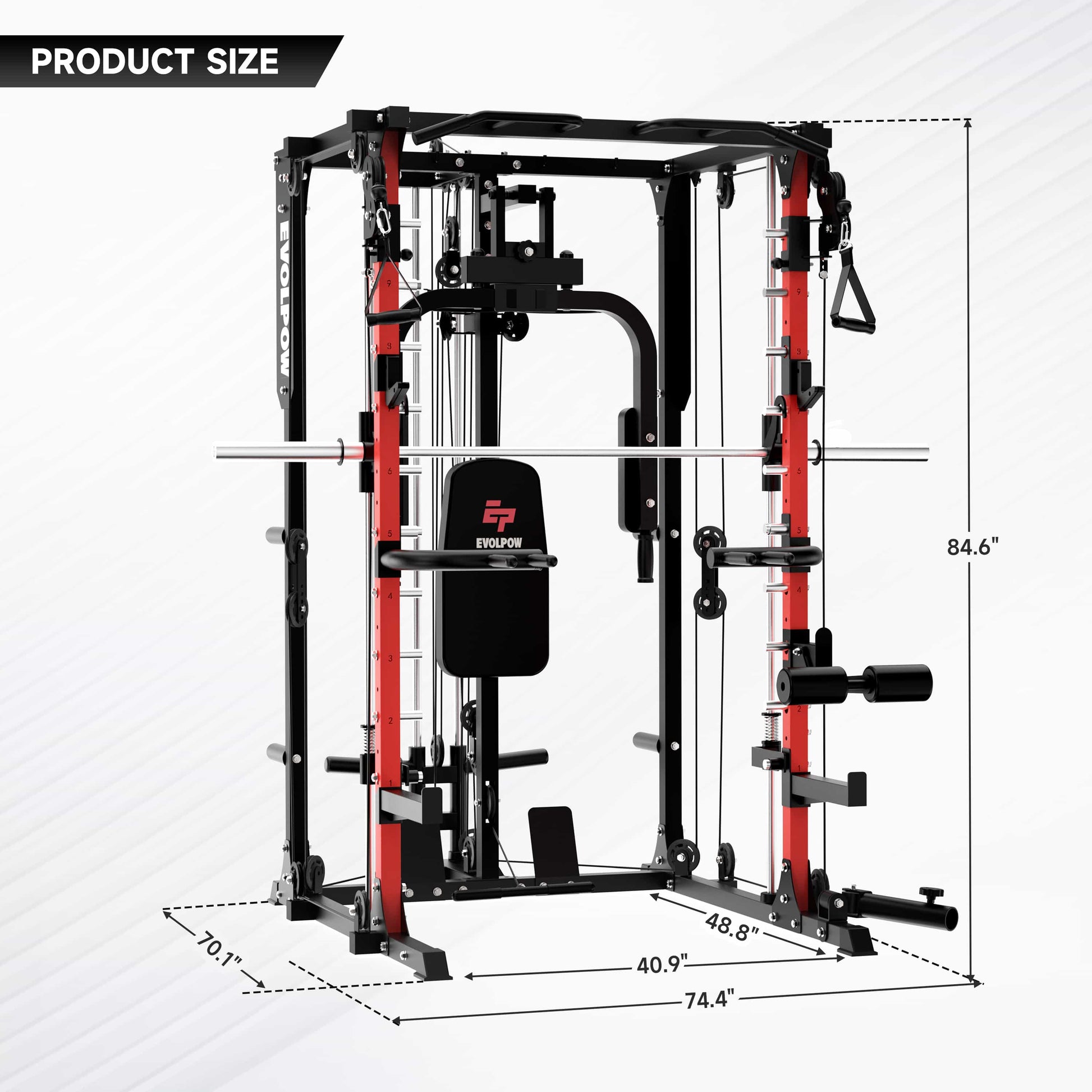M2A Brute All-In-One Smith Machine Home Gym